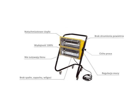 MASTER PROMIENNIK ELEKTRYCZNY  HALL 3000 3KW.....