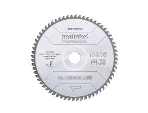METABO PIŁA TARCZOWA FZ/TZ 216x30x58z    ALUMINIUM CUT PROFESSIONAL