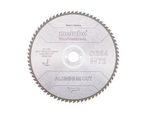 METABO PIŁA TARCZOWA FZ/TZ 254x30x72z    ALUMINIUM CUT PROFESSIONAL