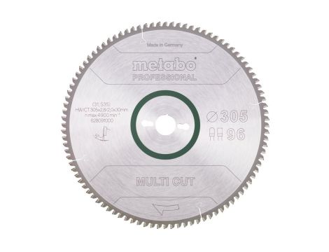 METABO PIŁA TARCZOWA FZ/TZ 305x30x96z    MULTI CUT PROFESSIONAL