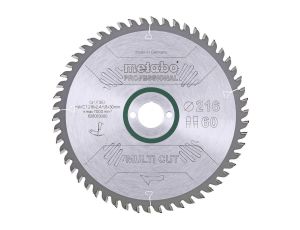 METABO PIŁA TARCZOWA HW/CT 216x30x60z    MULTI CUT PROFESSIONAL