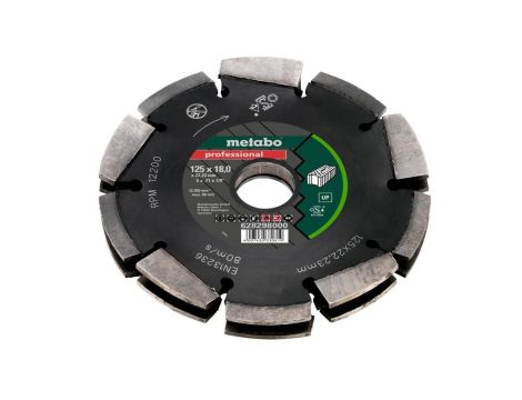 METABO TARCZA FREZUJĄCA DIAM. 2-RZĘDOWA