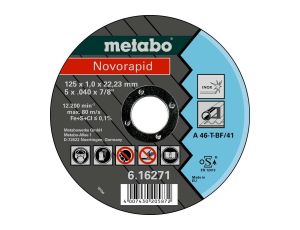 METABO TARCZA METAL 125×1,0×22,23 DO STALI NIERDZ.