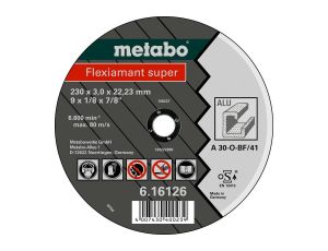 METABO TARCZA METAL 125×2,5×22,2mm DO ALUMINIUM