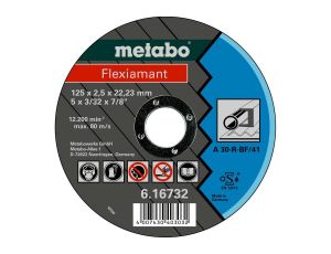 METABO TARCZA METAL 125×2,5×22,2mm DO STALI