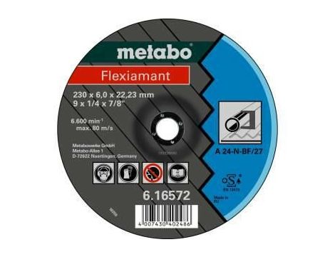 METABO TARCZA SZLIFIERSKA 125×6,0×22,2mm DO STALI