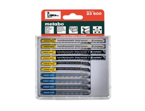 METABO ZESTAW BRZESZCZOTÓW DO WYRZYNAREK 10 SZTUK