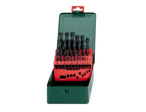 METABO ZESTAW WIERTEŁ HSS-R 25cz. 1 - 13mm