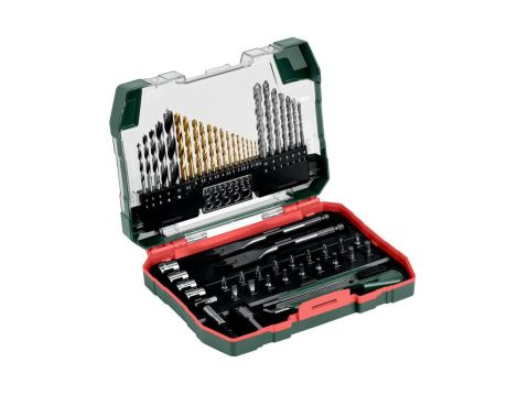 METABO ZESTAW WIERTEŁ I KOŃCÓWEK 55cz.