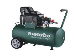 METABO KOMPRESOR BASIC 250-50 W OF 230V 50L 8BAR 120L/MIN BEZOLEJOWY