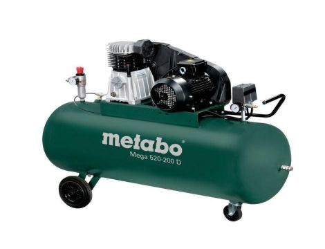 METABO KOMPRESOR MEGA 520-200 D 400V 200L 10BAR 370L/MIN OLEJOWY