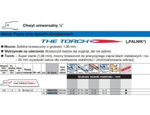 MILWAUKEE BRZE. 150/1,4mmTORCH BIM/25szt (CIENKI) (25) METAL . - image 2