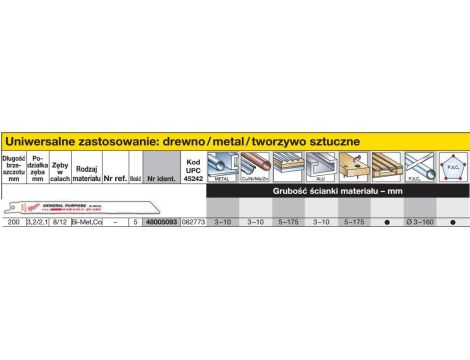 MILWAUKEE BRZE. 200/3,2mm D/M/PCV /5szt (5). >>> 48475093