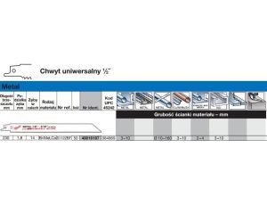 MILWAUKEE BRZE. 230/1,8mm METAL /50szt.. (50).