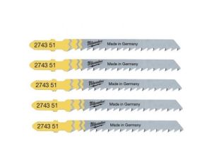 MILWAUKEE BRZESZCZ. T101D /5szt. DREWNO 75mm CZYSTE CIĘCIE DO 60mm.