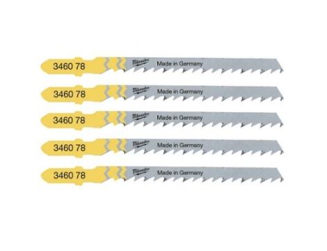 MILWAUKEE BRZESZCZ. T244D /5szt. DREWNO 75mm CIĘCIE PO ŁUKU DO 50mm. - 2