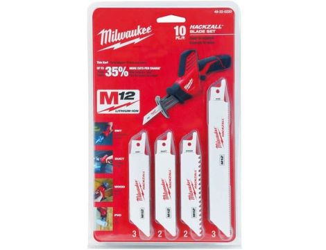 MILWAUKEE BRZESZCZOT S ZESTAW 10szt. HACKZALL