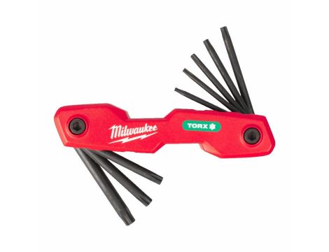 MILWAUKEE KLUCZ TORX ZESTAW SKŁADANY 8szt. - 2