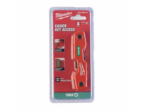 MILWAUKEE KLUCZ TORX ZESTAW SKŁADANY 8szt.
