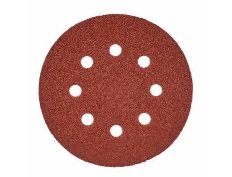 MILWAUKEE KRĄŻEK ŚCIERNY 125mm GR 40 25szT. VELCRO 8 OTWORÓW...W