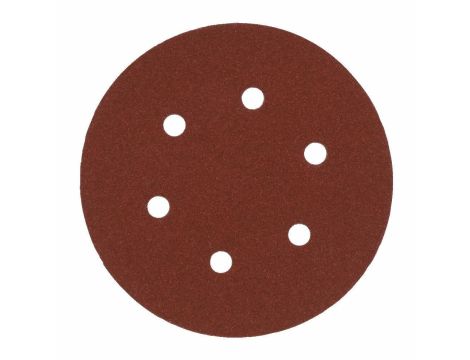 MILWAUKEE KRĄŻEK ŚCIERNY 150mm 6 OTWORÓW P240 /50 szt.