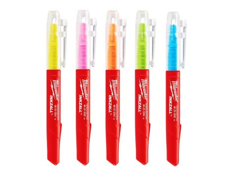 MILWAUKEE MARKERY KOLOROWE 5szt