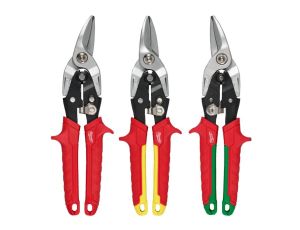 MILWAUKEE NOŻYCE DO BLACHY KPL. 3szt.