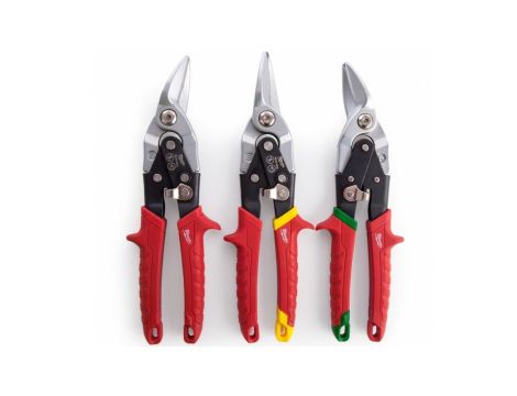 MILWAUKEE NOŻYCE DO BLACHY KPL. 3szt. >>> 4932499020