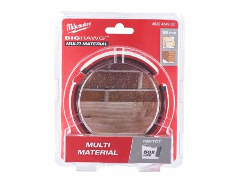 MILWAUKEE OTWORNICA BIG HAWG 108mm MULTI MATERIAL