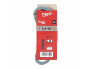 MILWAUKEE PASY BEZKOŃCOWE  13mm x 457mm P 80 /10szt.