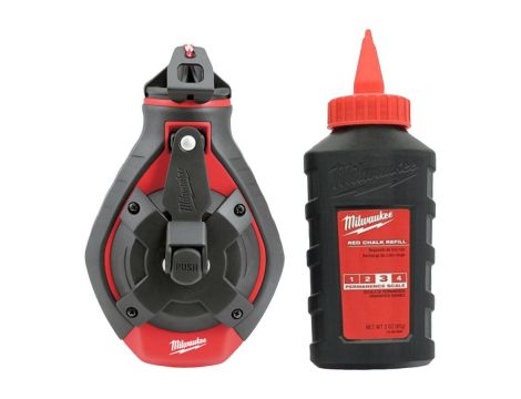 MILWAUKEE SZNUREK TRASERSKI GRUBY KREDA CZERWONA
