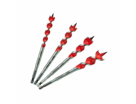 MILWAUKEE ŚWIDER DO DREWNA SPEED KPL.4cz 13/16/20/25* 165mm HEX 1/4". SAMOPOSUWNE SWITCHBLADE