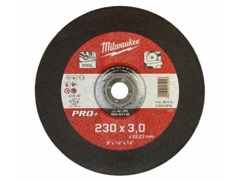 MILWAUKEE TARCZA M. 230x3,0mm PRO+