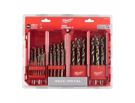 MILWAUKEE WIERTŁO METAL HSS CO KPL 25cz. /1-13mm/. - 2