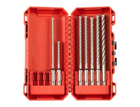 MILWAUKEE WIERTŁO SDS PLUS MX4 KPL. 7szt...W