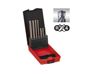 MILWAUKEE WIERTŁO SDS PLUS RX4 KPL. 7szt 5/6/8x110mm - 6/8/10/12x160mm...