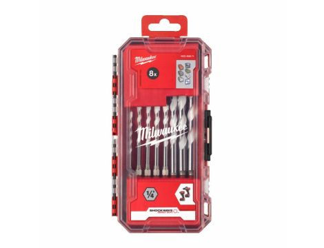 MILWAUKEE WIERTŁO UNIWERSALNE kpl. 8szt