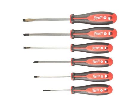 MILWAUKEE WKRĘTAKI ZESTAW  6szt. (SL&PH) - 2