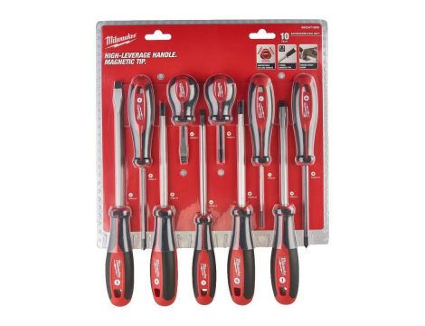 MILWAUKEE WKRĘTAKI ZESTAW 10szt. (PH&PZ&SL)
