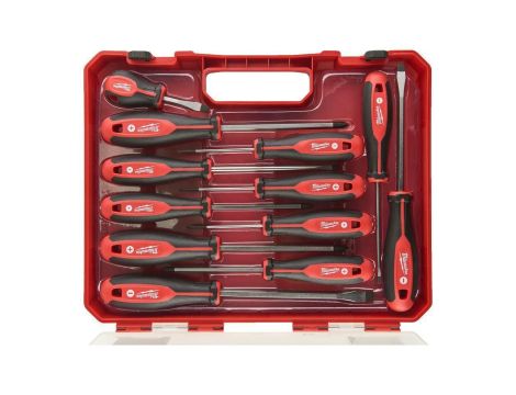 MILWAUKEE WKRĘTAKI ZESTAW 12szt. WALIZKA