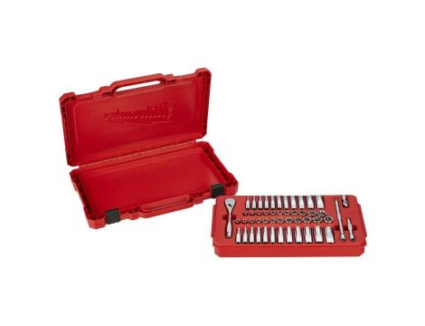 MILWAUKEE ZESTAW NASADEK 50 szt. 1/4" Z GRZECHOTKĄ - METRYCZNE I CALOWE - 3