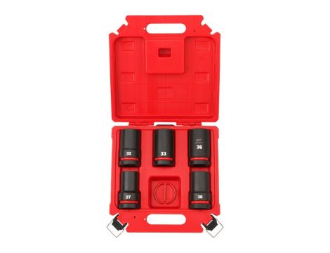 MILWAUKEE ZESTAW NASADEK UDAROWYCH  1" DŁUGIE  5szt.