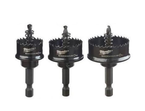 MILWAUKEE ZESTAW OTWORNIC  3szt. 22/29/35 mm.