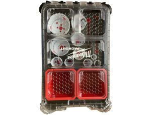 MILWAUKEE ZESTAW OTWORNIC 12szt. PACKOUT