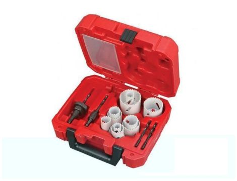 MILWAUKEE ZESTAW OTWORNIC 14szt. 19, 22, 25, 29, 32, 35, 38, 44, 51, 57mm