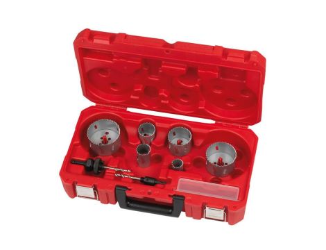 MILWAUKEE ZESTAW OTWORNIC BIM.10szt. CONTRACTOR