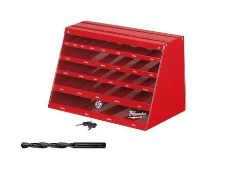 REGAŁ MILWAUKEE + ZESTAW WIERTEŁ HSS-R 1 - 13mm 345szt. - 2