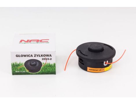 NAC GŁOWICA ŻYŁKOWA DO KOS M10x1,25mm GWINT - 2