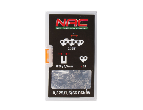 NAC ŁAŃCUCH TNĄCY 16" 66/325"/1,5 TT-CS4500, NO-CS38, CAST45-40-02AC