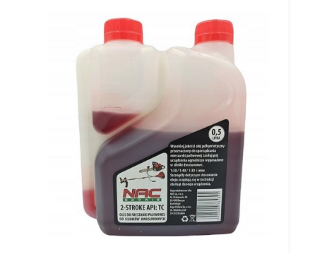 NAC OLEJ DO MIESZANKI PALIW. 0,5L 2-SUW Z DOZOWNIKIEM